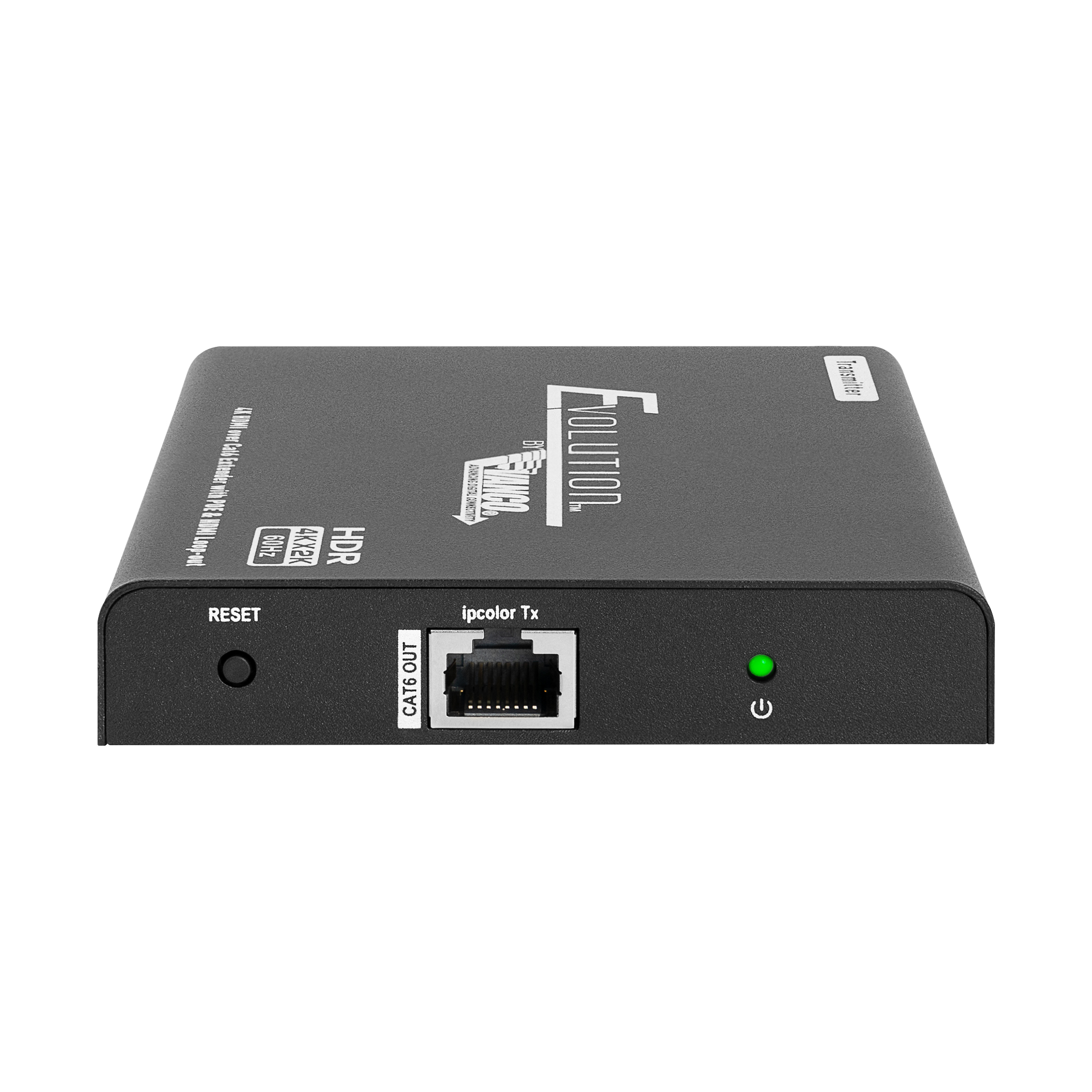 4k Hdmi Extender With Digital Audio Breakout, Hdmi Loop Out, Ir And Poe - TX Back Straight