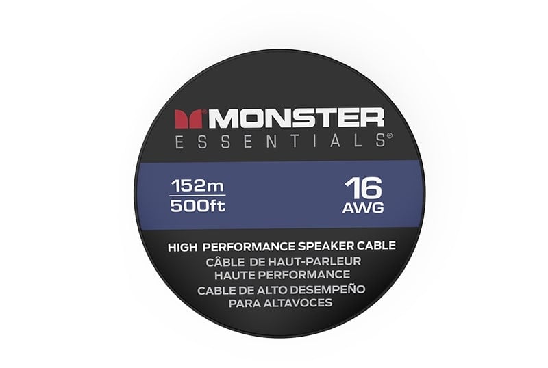 Monster Essentials High Performance Speaker Cable, 16awg