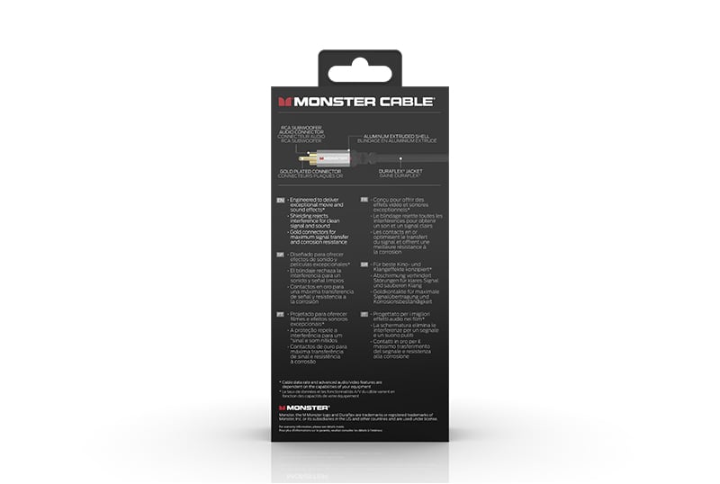 Monster Rca Subwoofer Cable