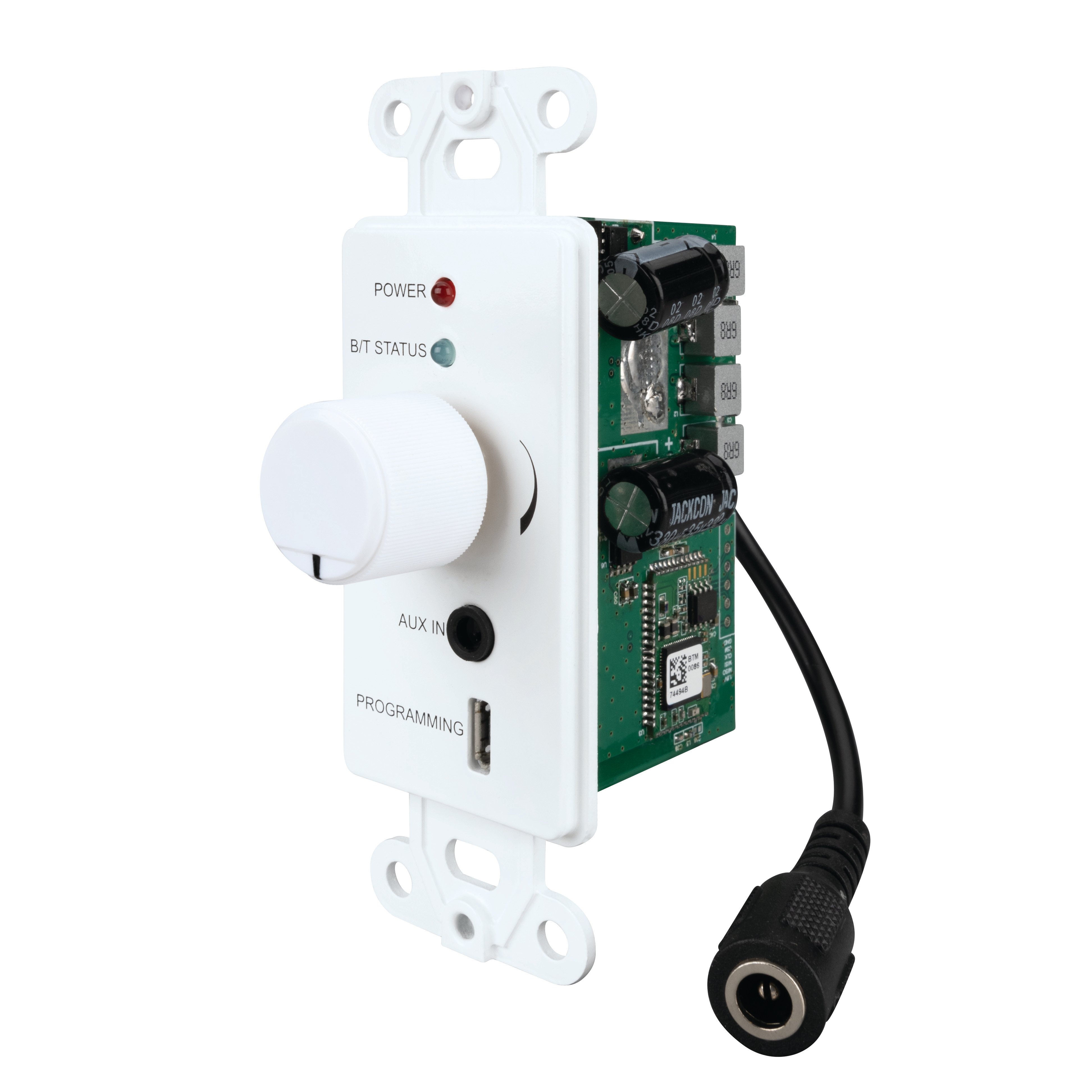30w, 2 Channel, In Wall Addressable Bluetooth Amplifier