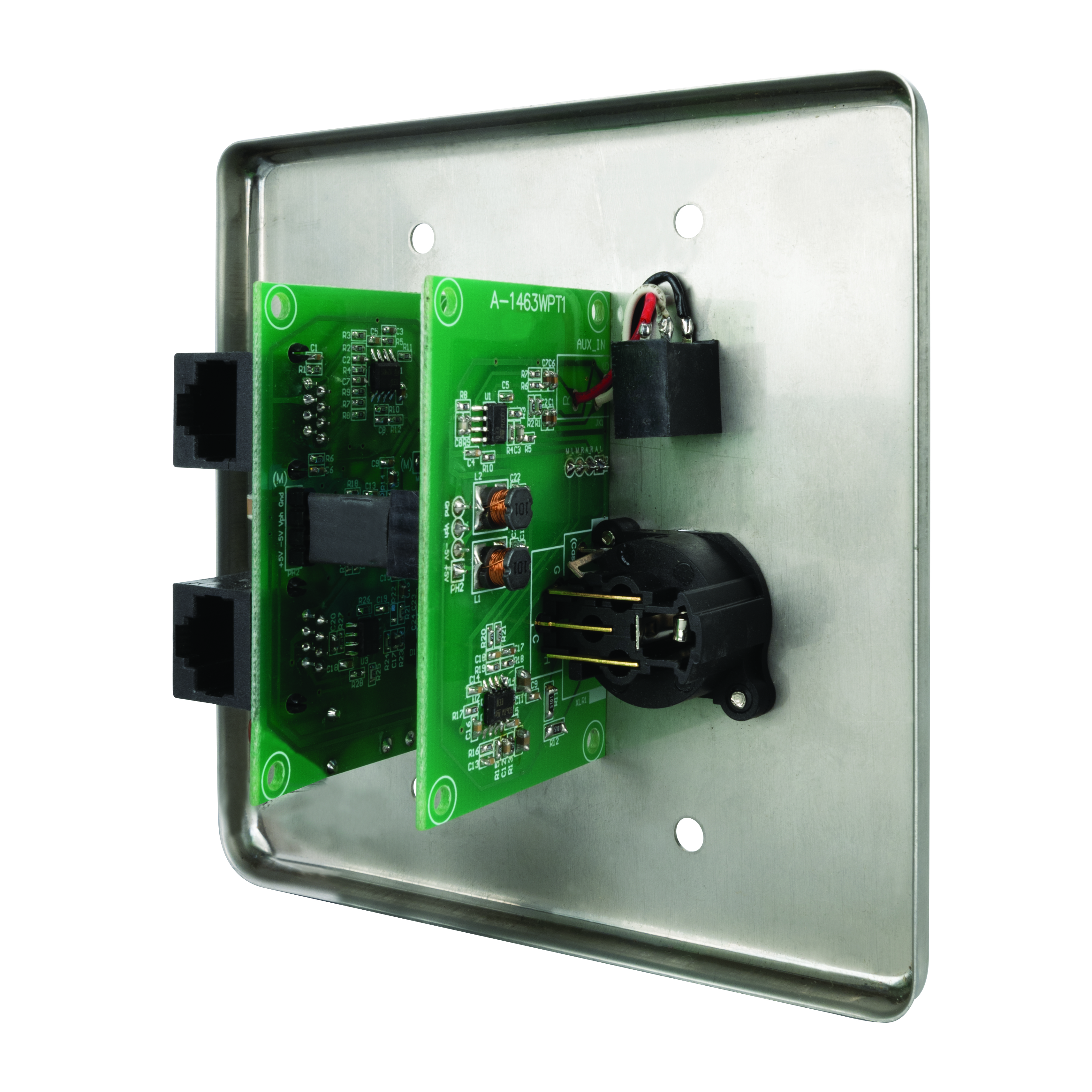 Wall Plate Mixing Microphone And Analog Audio Extender