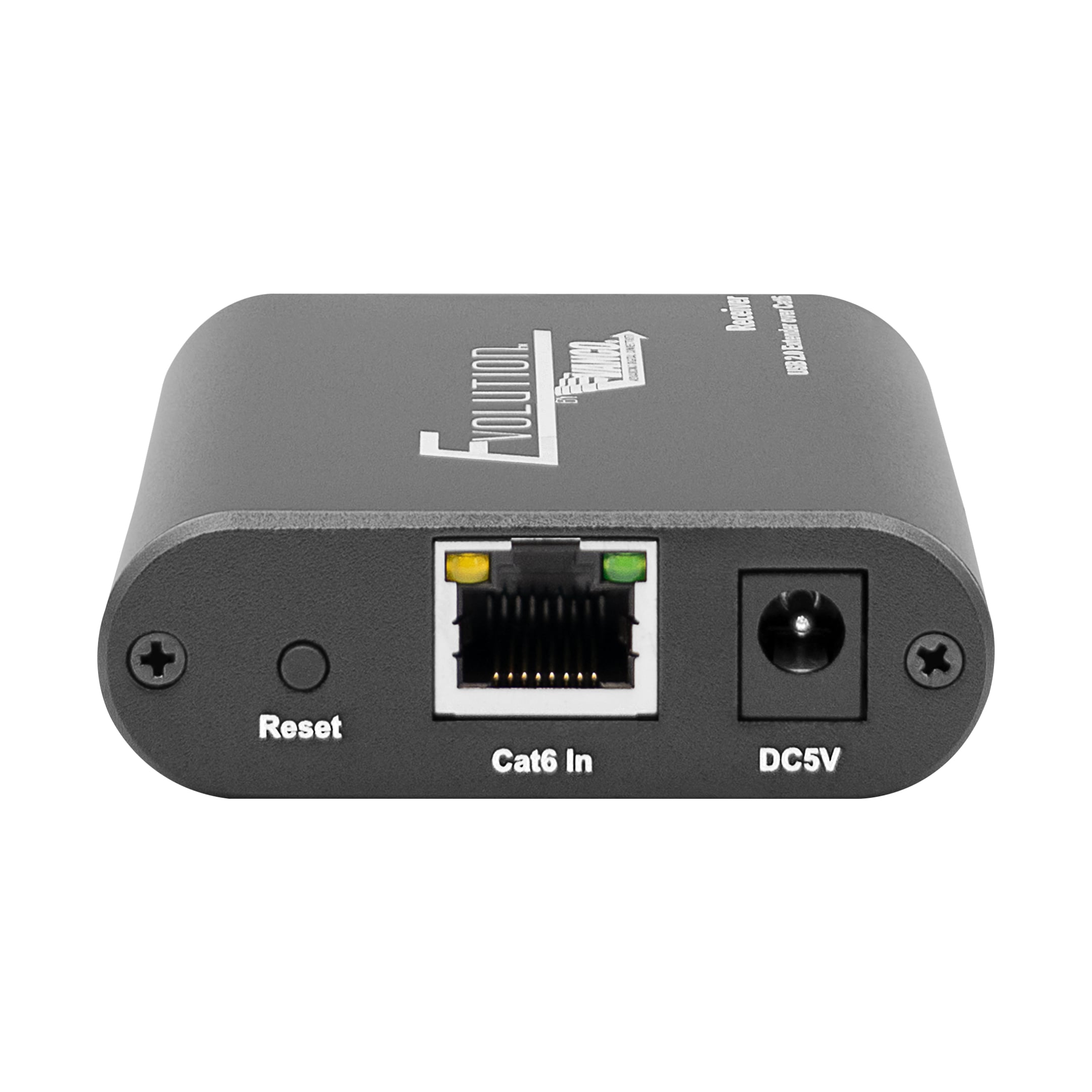 EVEXUSB2-RX-front-straight Usb 2.0 Extender Over Cat5e/6 Cable