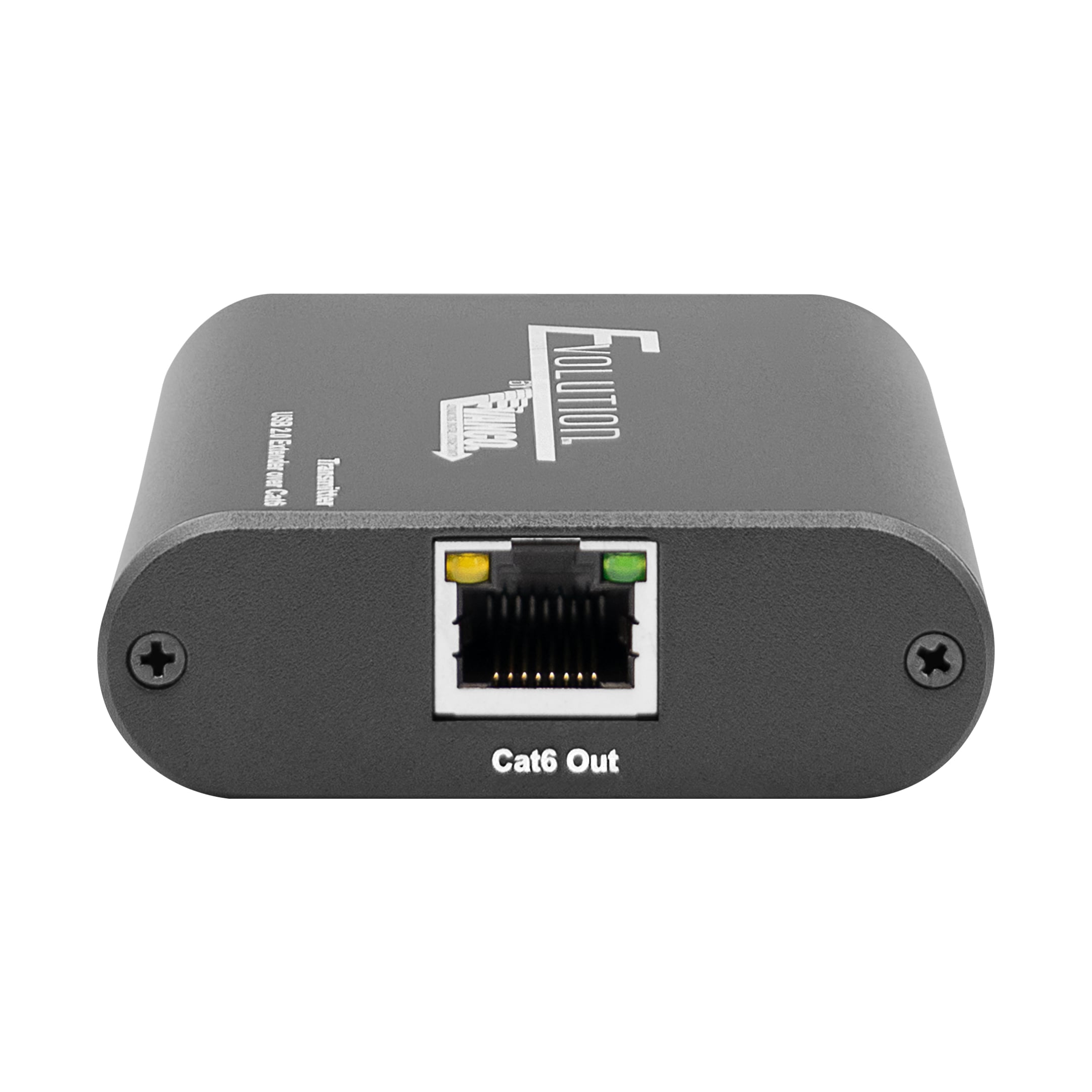EVEXUSB2-TX-back-straight Usb 2.0 Extender Over Cat5e/6 Cable - TX Back Straight
