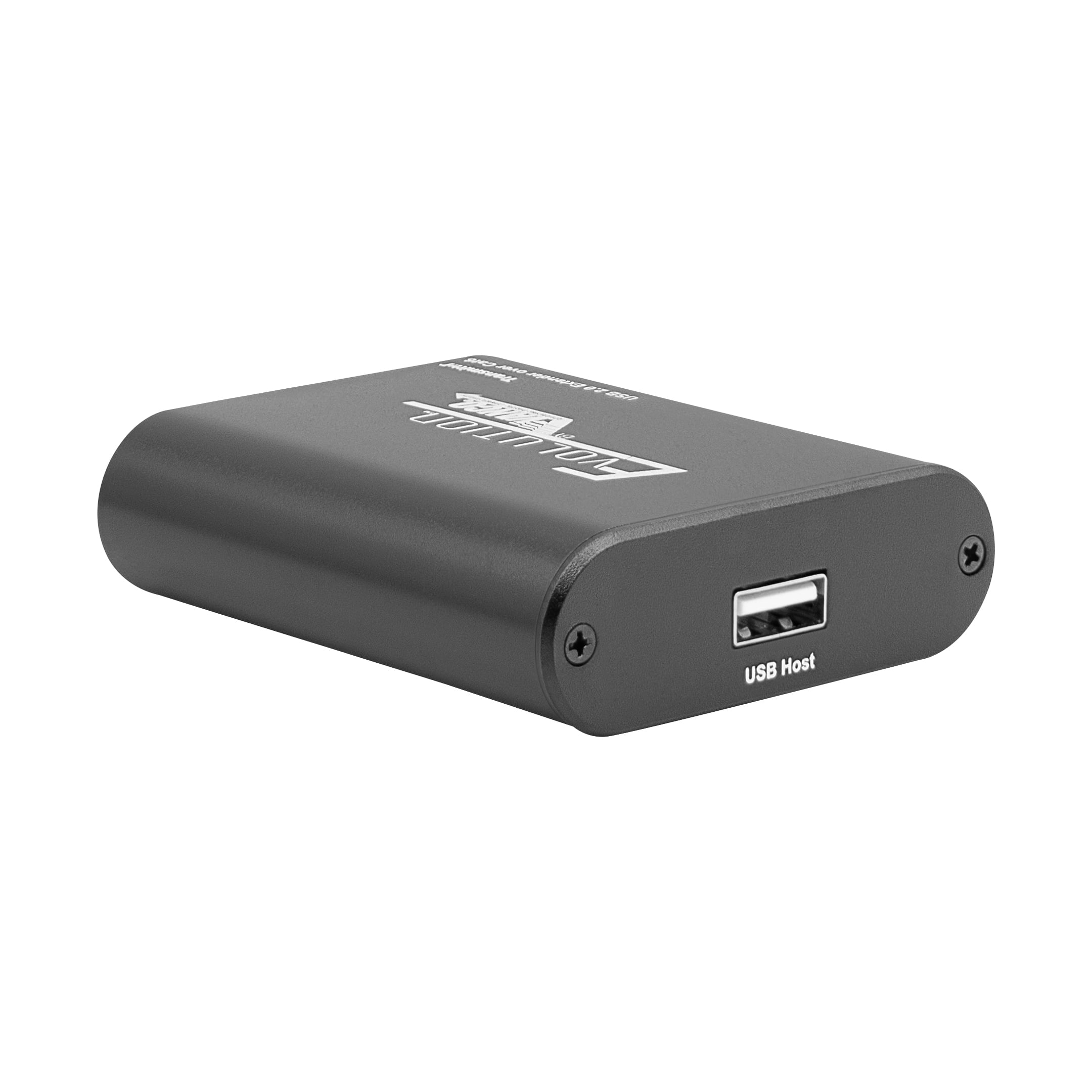 EVEXUSB2-TX-front-angle Usb 2.0 Extender Over Cat5e/6 Cable