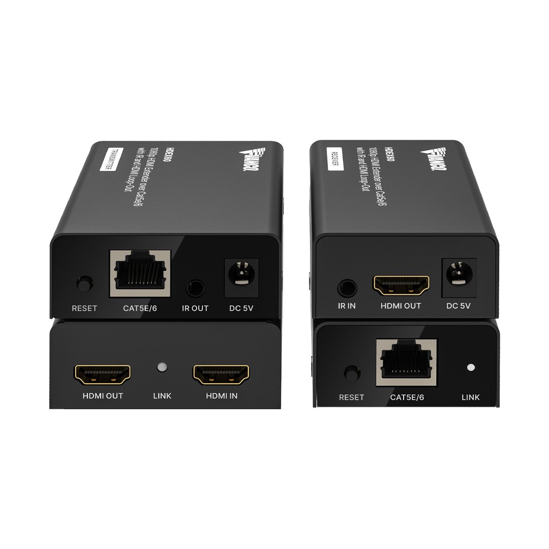 Hdmi Extender Over Cat5e/6 Cable With Ir And Hdmi Loop Out
