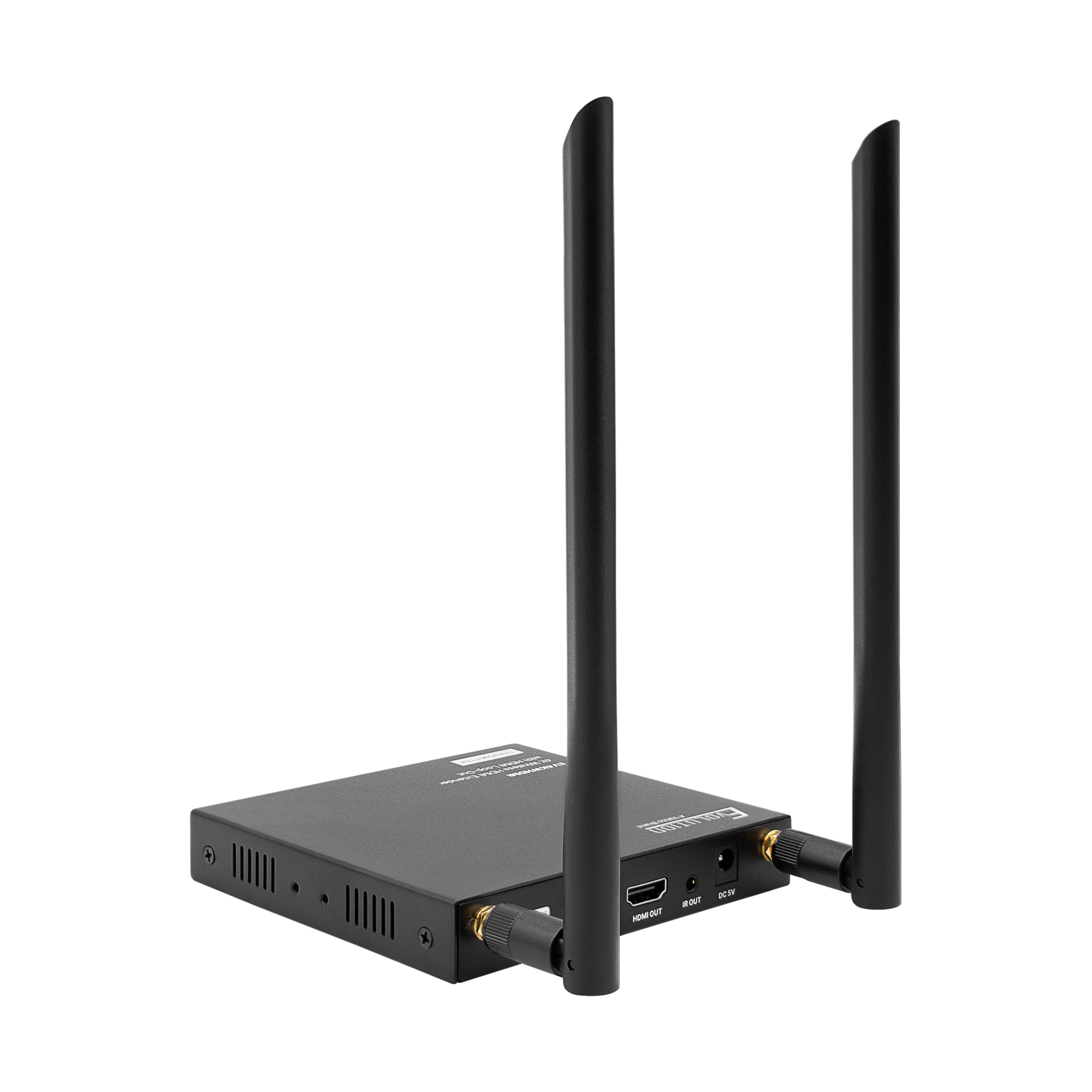 EV4KWHDMI-TX-back-angle 4k Wireless Hdmi Extender With Hdmi Loop Out - TX Back Angle