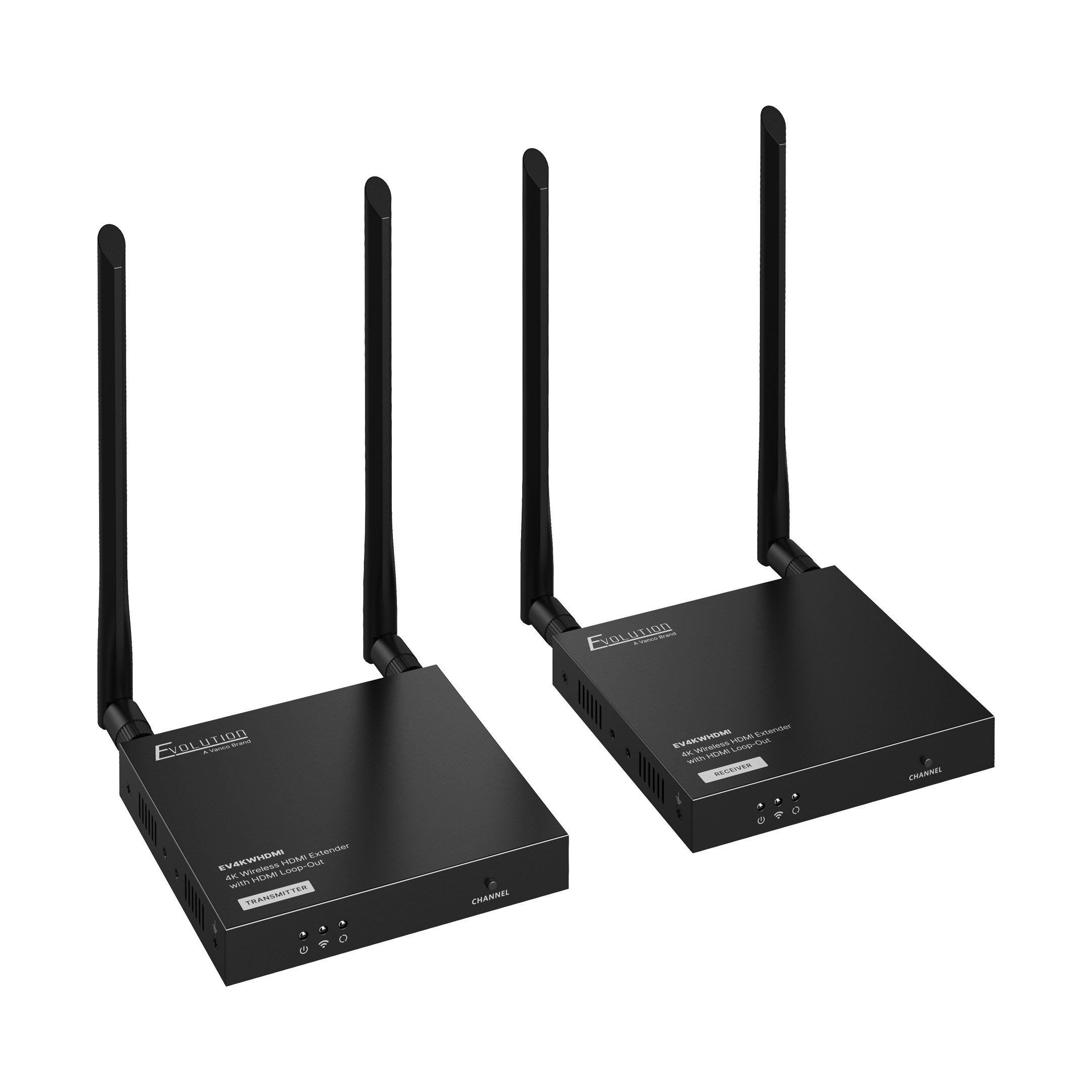 4K Wireless HDMI Extender with HDMI Loop-Out - Vanco International