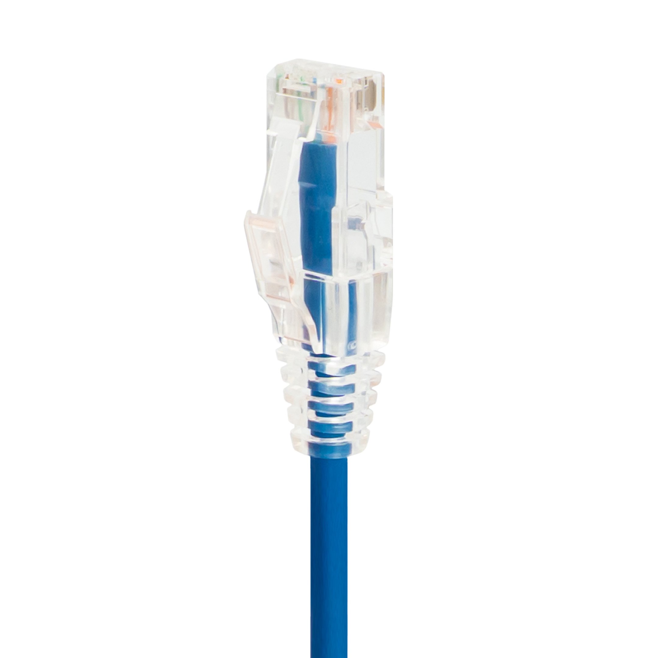 Super Slim Category 6a (utp) 1ghz Network Patch Cable Non Booted Black, 6 In