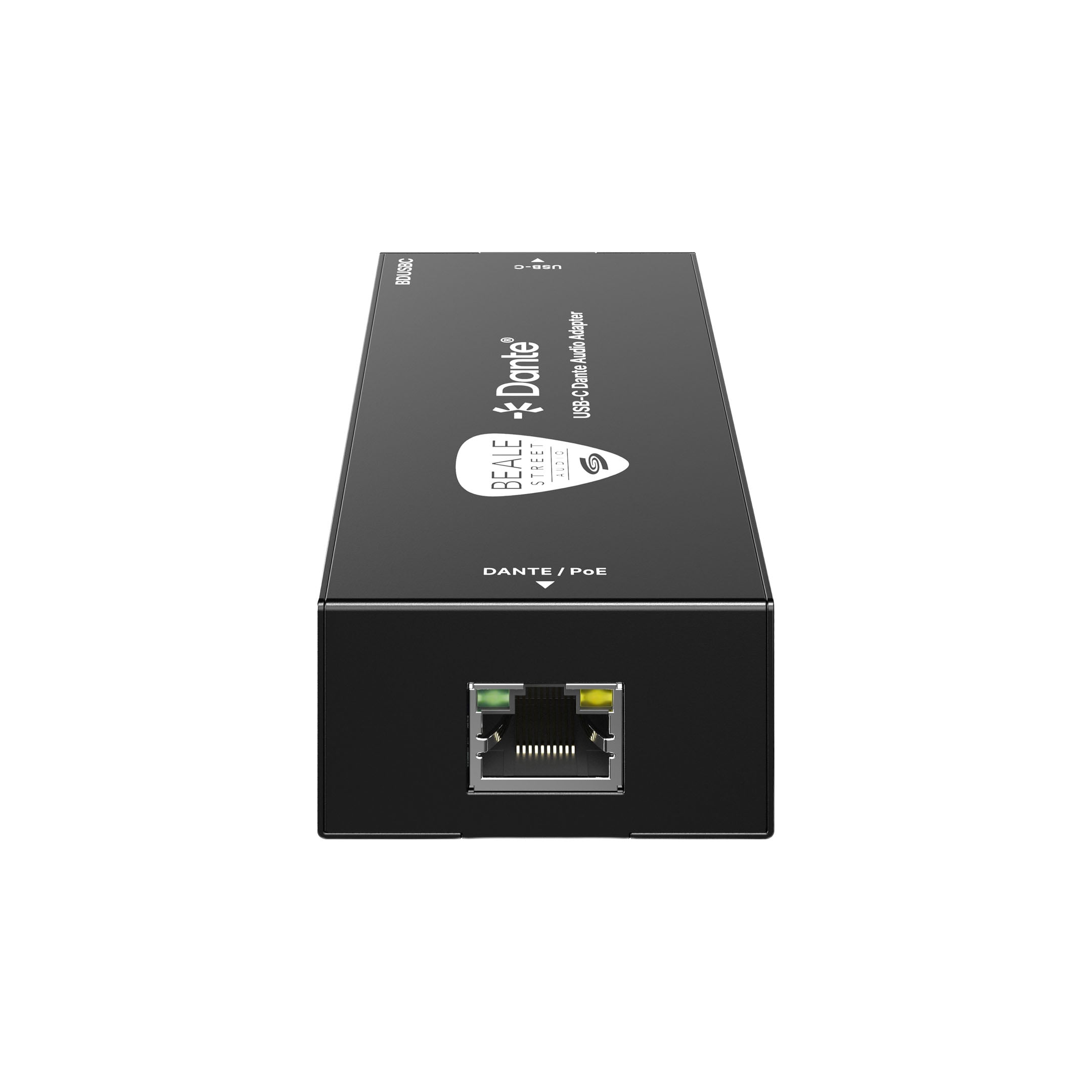 Usb C Dante Audio Adapter - Left Straight