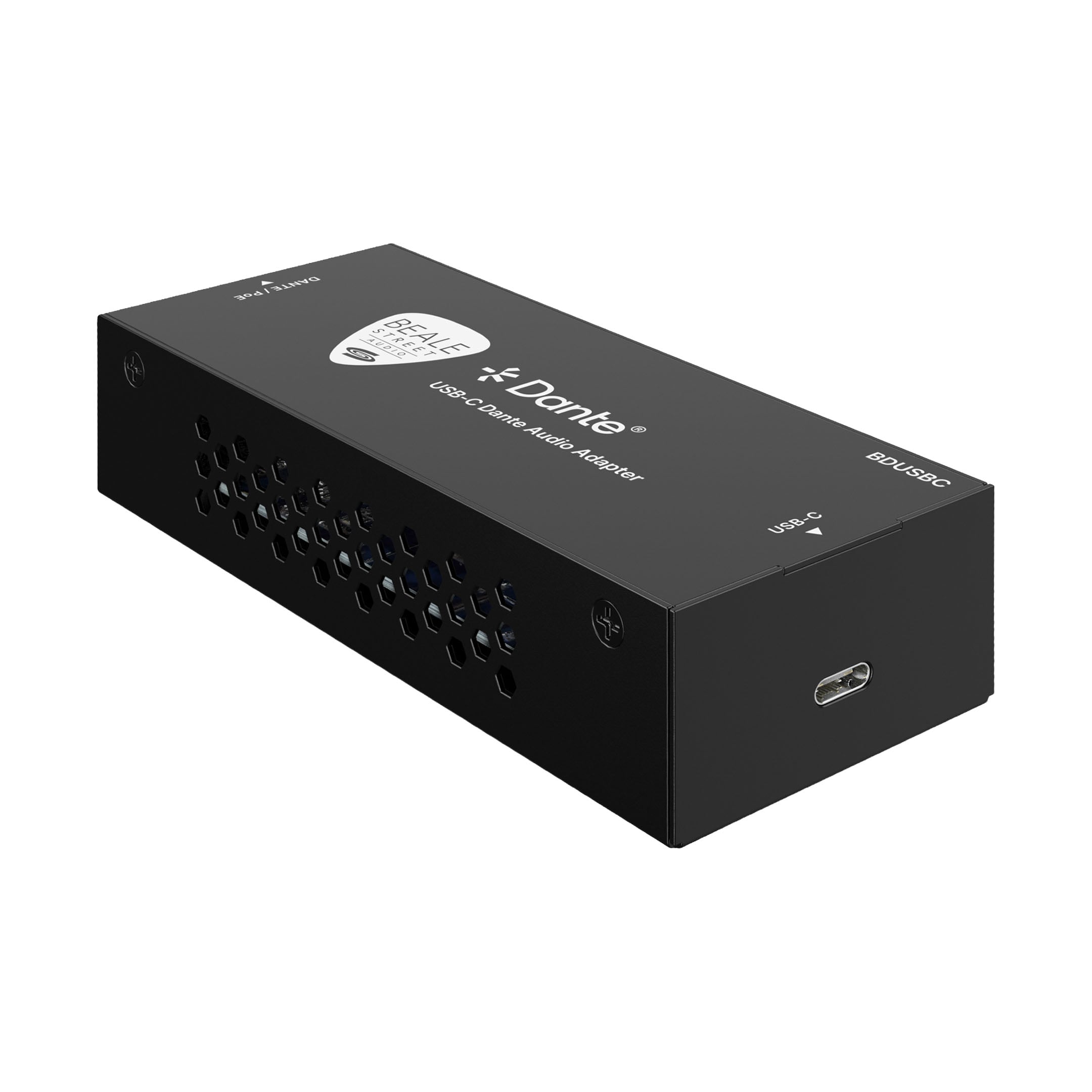 Usb C Dante Audio Adapter - Right Angle