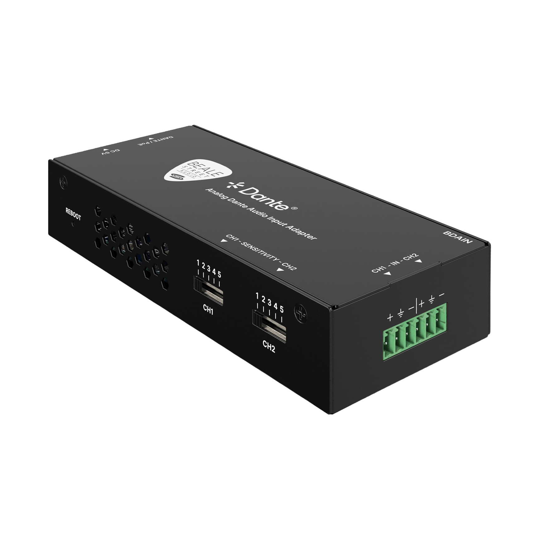 Analog Dante Audio Input Adapter