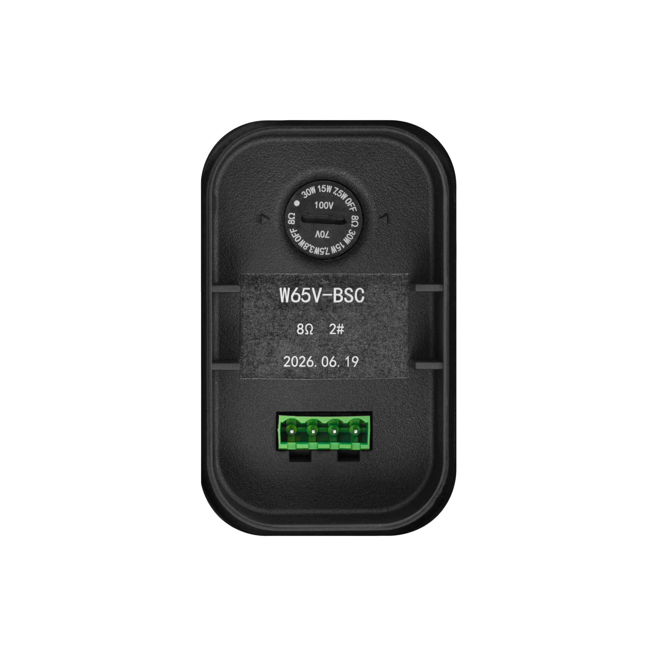 W65V-BSC-tap-dial 6.5” On Wall Indoor/outdoor 70/100v Speaker