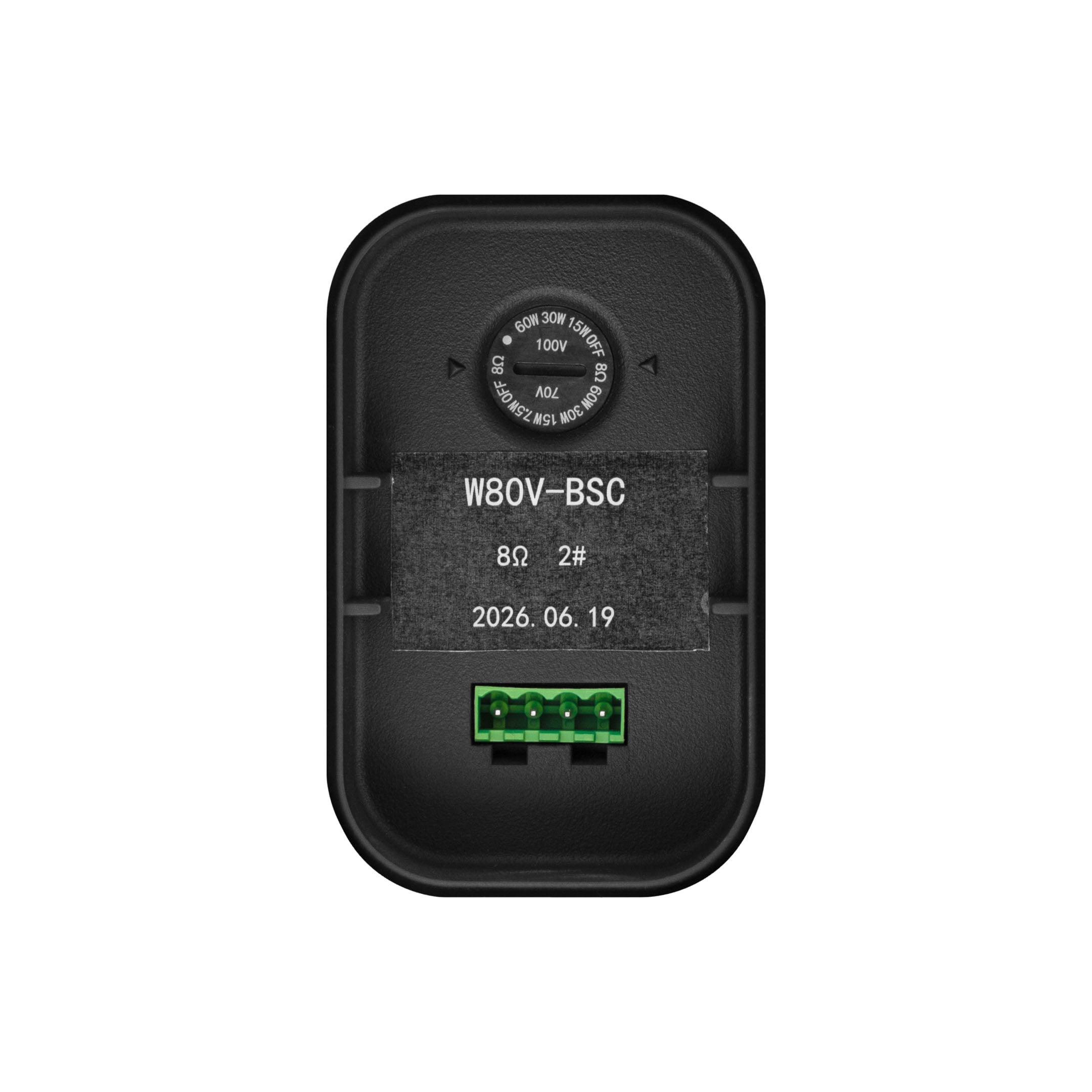 W80V-BSC-tap-dial 8” On Wall Indoor/outdoor 70/100v Speaker